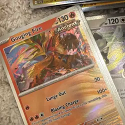 1 Mewtwo Ex + 50 Holo Rare Pokemon TCG Holo Lot Eternatus Gouging Fire Mewtwo ex - Image 3