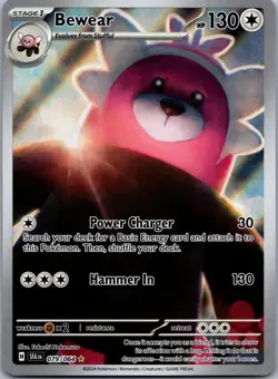 BEWEAR 079/064 ILLUSTRATION RARE SHROUDED FABLE POKEMON NM - Image 1