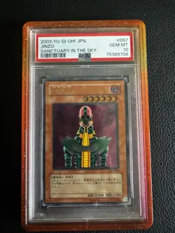 Yugioh Jinzo Santuary in the Sky Ultimate Rare 308-057 PSA 10 Gem Mint Japanese - Image 1
