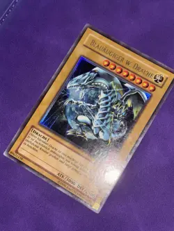 YuGiOh - Blauaugiger W. Drache - BNZ-G001 - Light Played – Ultra Rare - Image 3