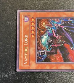 Yu-Gi-Oh! Dark Crisis Vampire Lord Secret Rare 1st Edition #DCR-000 - Image 2