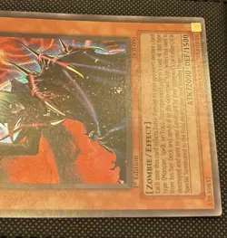 Yu-Gi-Oh! Dark Crisis Vampire Lord Secret Rare 1st Edition #DCR-000 - Image 5