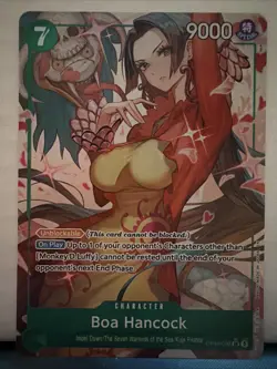 One Piece Boa Hancock OP16-032 SR* Super Alt Art The Time of Battle English - Image 2