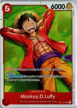 MONKEY.D.LUFFY (014) STARTER DECK EX: GEAR 5 ST21-014 SR NM/M - Image 1
