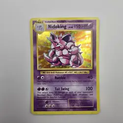 Nidoking Pokemon Card XY Evolutions 45/108 Holo Foil Rare Near Mint NM - Image 1
