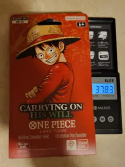 One Piece OP-13 CARRYING ON HIS WILL Sleeved Booster Pack - Heavy - 37.83 🔥 - Image 1