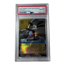 Disney Lorcana D23 Collection Promo Oswald - The Lucky Rabbit #06 PSA 10 - Image 1