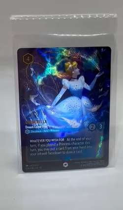 Disney Lorcana Whispers in the Well CINDERELLA Dream Come True ENCHANTED 236/204 - Image 2