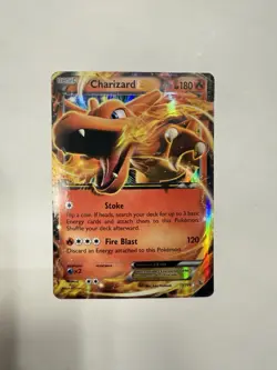 Charizard EX 11/106 Flashfire Ultra Rare Holo Pokemon Card Heavily Played HP - Image 1