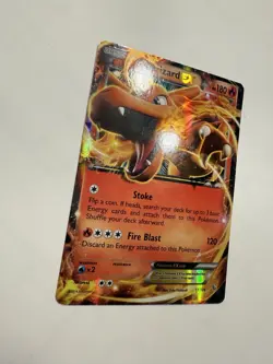 Charizard EX 11/106 Flashfire Ultra Rare Holo Pokemon Card Heavily Played HP - Image 2