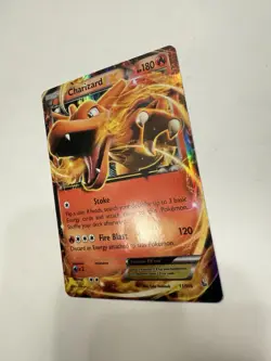 Charizard EX 11/106 Flashfire Ultra Rare Holo Pokemon Card Heavily Played HP - Image 3