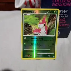 Wurmple Pokemon TCG Diamond & Pearl Reverse Foil Common Card # 104/130 #104 - Image 1