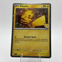 Pikachu (Pokemon Day 2026) 051/162 Miscellaneous Cards & Products Holo - Image 1