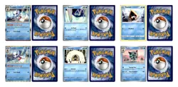 (9x) Glalie Lot Pokemon Cards Twilight Masquerade Froslass Snorunt Deck TCG Set - Image 3