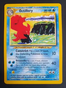 Octillery 34/64 - Neo Revelation Set - Pokemon Card - Excellent Condition - Image 1