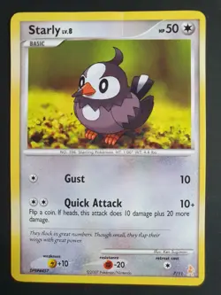 Starly 7/11 - DP Trainer Kit: Manaphy & Lucario - Pokemon Card - MP - Image 1