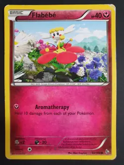 Flabebe 62/106 - Flashfire Set - Pokemon Card - Moderately Played - Image 1