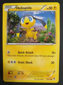 Helioptile 29/119 - XY Phantom Forces Set - Pokemon Card - Excellent Condition - Image 1