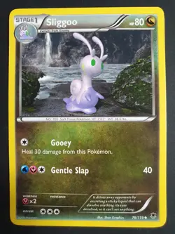 Sliggoo 76/119 - XY Phantom Forces Set - Pokemon Card - Excellent Condition - Image 1