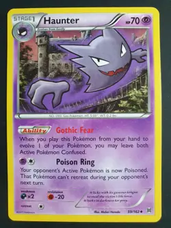 Haunter 59/162 - Breakthrough Set - Pokemon Card - Lightly Played - Image 1