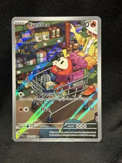 Pokemon TCG Fuecoco Scarlet & Violet Paldea Evolved Holo Card 201/193 - Image 1