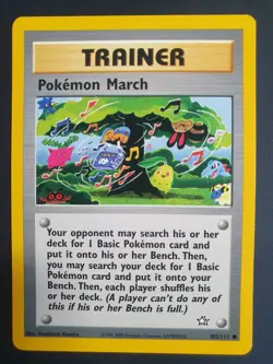 Pokemon March 102/111 Trainer - Neo Genesis Set - Pokemon Card - Excellent - Image 1