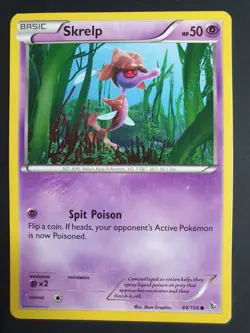 Skrelp 44/106 - Flashfire Set - Pokemon Card - Lightly Played - Image 1