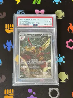 Kingambit 130 SV Scarlet & Violet Promo Card Holo PSA 10 - Image 1