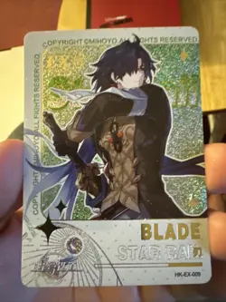 Honkai Star Rail EX Blade HK-EX-009 Premium Holo Rare Goddess Story Anime Card - Image 1