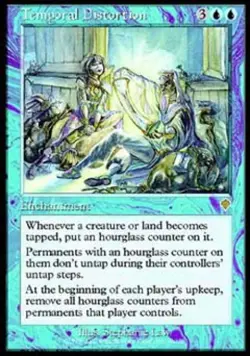 Temporal Distortion -Foil Light Play MTG Invasion - Image 1
