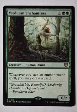 Verduran Enchantress Commander Masters Regular - Image 1