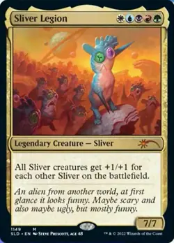 Mint/Near-Mint, English - 1 x MTG Sliver Legion (1149) - Foil Secret Lair Drop S - Image 1