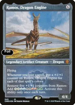 Ramos, Dragon Engine (Foil Etched) [Commander Legends] NM Foil - Magic - Image 1