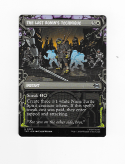 MAGIC MTG TEENAGE MUTANT NINJA TURTLES THE LAST RONIN'S TECHNIQUE SHOWCASE - Image 1
