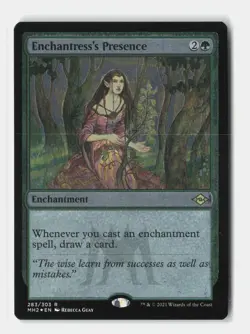 Enchantress's Presence (Foil Etched) 283 Modern Horizons 2 MTG Foil NM - Image 1