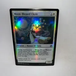 Moon-Blessed Cleric Adventures in the Forgotten Realms Magic: The Gathering Foil - Image 1