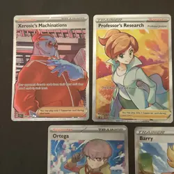 Pokemon 5 Card Lot - Full Art Trainer Ultra Rares And Promo - Image 2