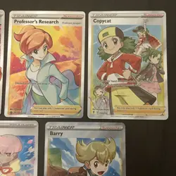 Pokemon 5 Card Lot - Full Art Trainer Ultra Rares And Promo - Image 3