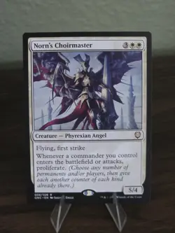 MTG Norn's Choirmaster, Commander: Phyrexia: All Will Be One - Image 1