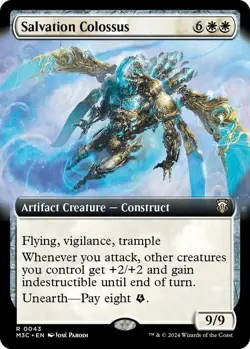 Salvation Colossus Extended Art Ripple Foil - M3C 0043 NM - MTG Magic - Image 1