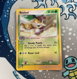 Nuzleaf 48/100 Reverse Holo EX Sandstorm Pokemon Card Vintage 2003 NM - Image 1