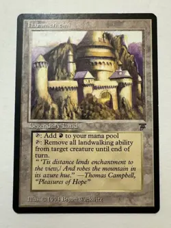 MTG Hammerheim Legends 1994 LP Magic The Gathering - Image 1