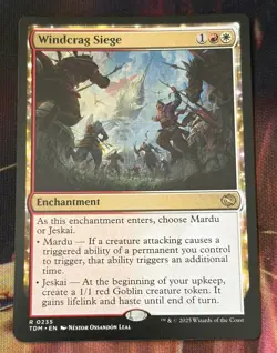 Windcrag Siege Rare Tarkir: Dragonstorm #235 - Image 1