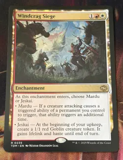 Windcrag Siege Rare Tarkir: Dragonstorm #235 - Image 2