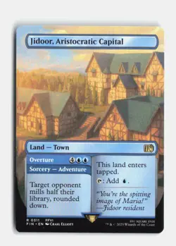 Jidoor, Aristocratic Capital (Borderless) 311 FINAL FANTASY MTG NM - Image 1