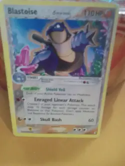Pokemon TCG Blastoise EX Crystal Guardians Holo Card 2/100 Delta Species Reverse - Image 1