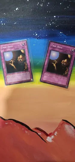 Yu-Gi-Oh! Trap Hole Spell Card Set X2 Sdk-033 PLENTY OF PICTURES - Image 1