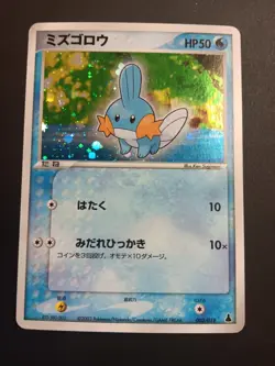 Pokemon Card Mudkip Holo 003/019 Constructed Starter Deck 2003 Japanese - Image 2