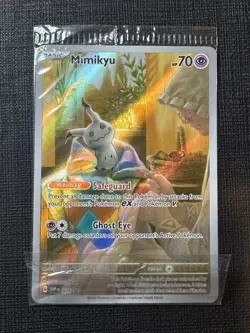 Pokemon TCG Mimikyu Scarlet & Violet SVP 075 Holo Promo Card Sealed, Near Mint - Image 1