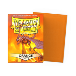 Dragon Shield Card Sleeves - 100 Count - Matte: Orange - Image 1